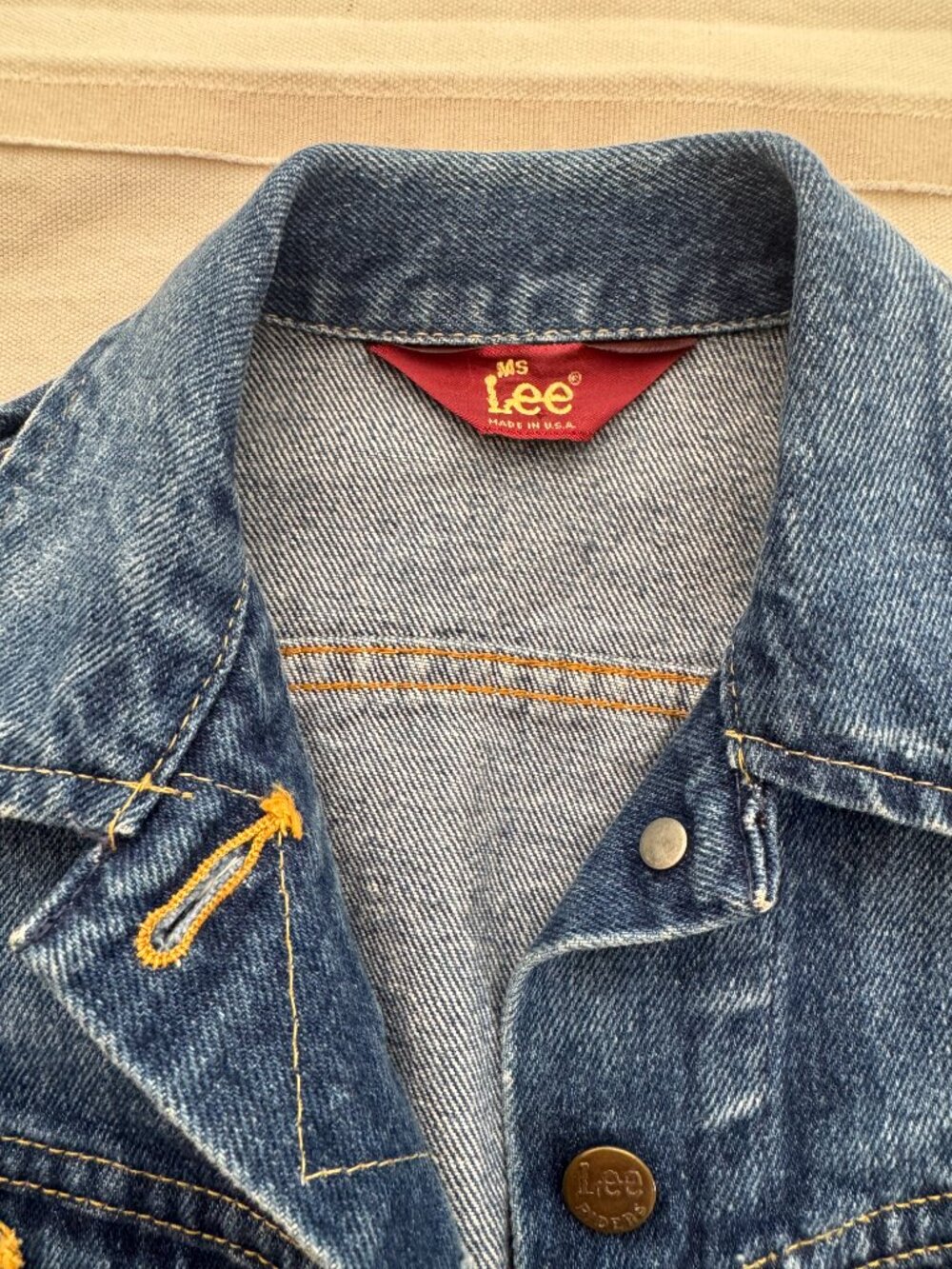 Lee Riders Ms Lee 1970s Denim Jacket - Picture 5 of 5